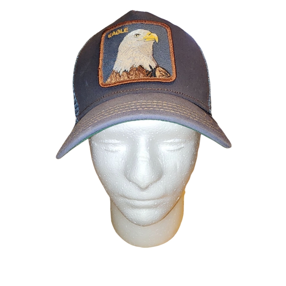 Source Unknown Blue Eagle Patch Hat - image 1